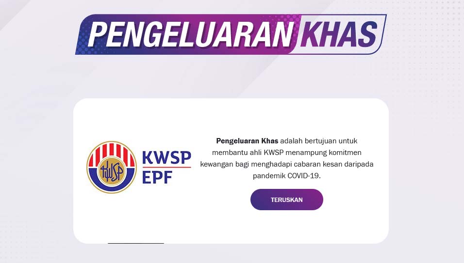Pengeluaran Khas KWSP RM10K